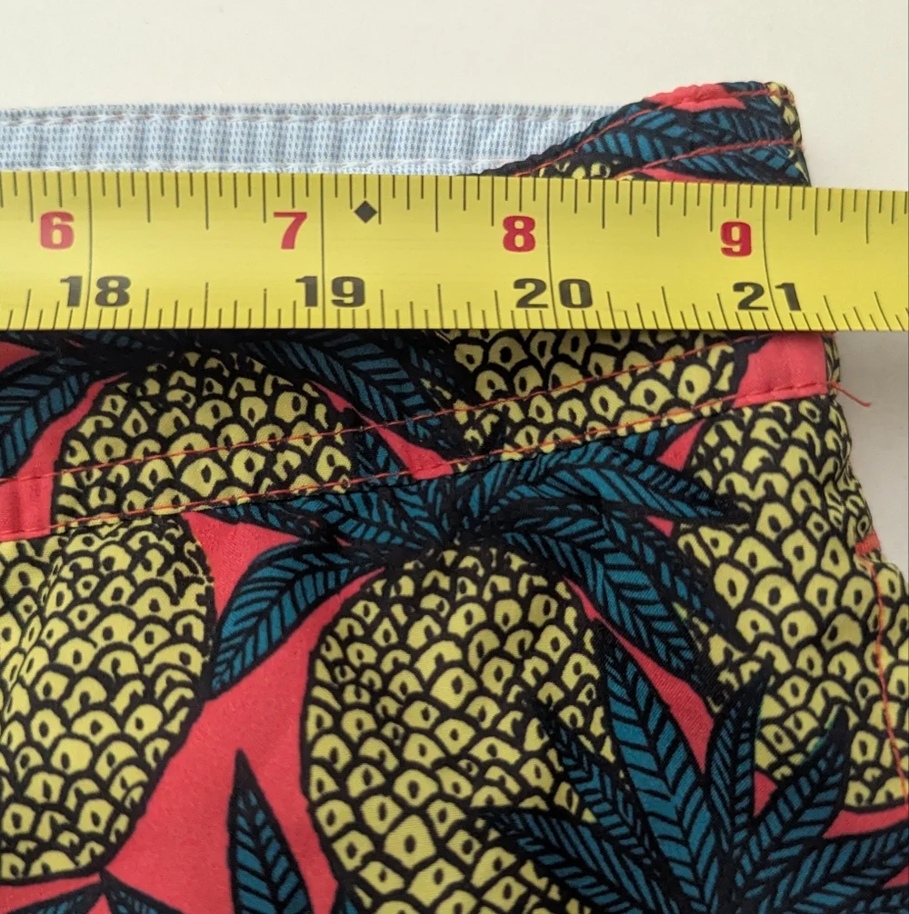 Bonobos Riviera Pineapple Print Swim Trunks 7